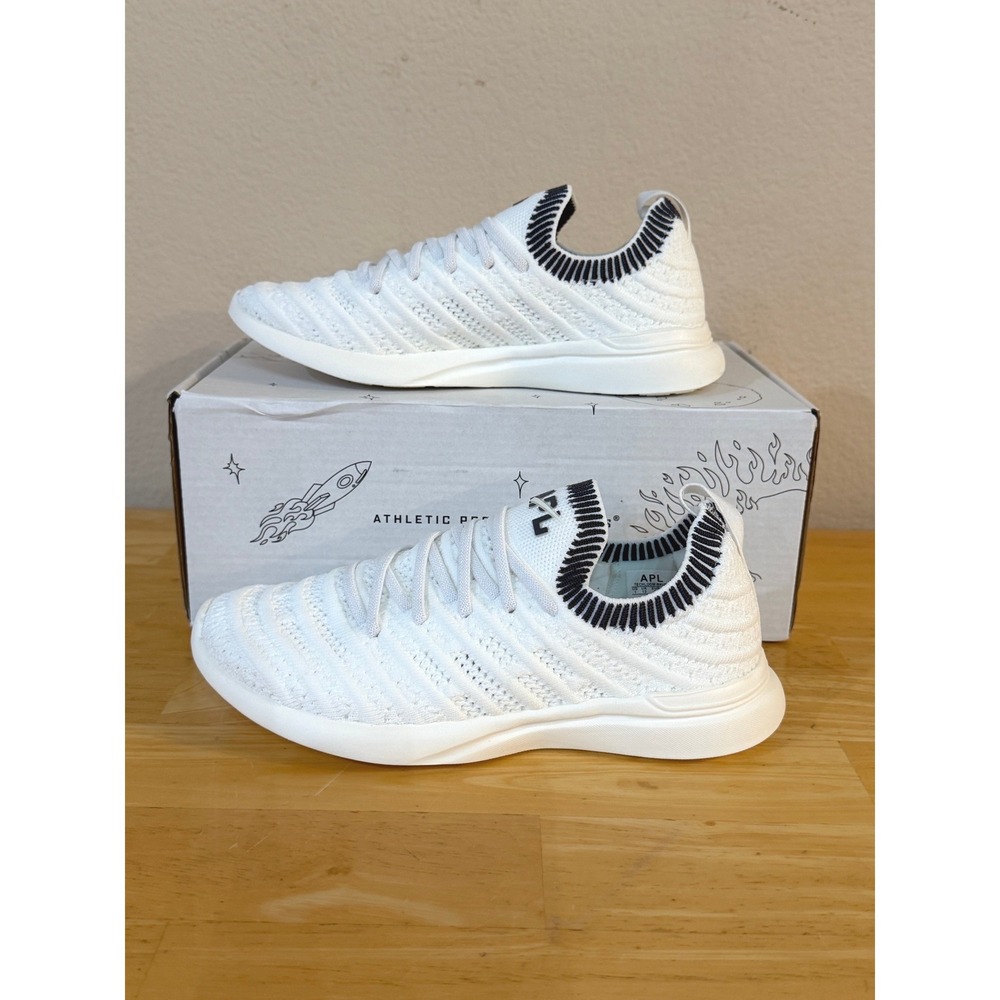 New APL Youth Techloom Wave Kids Unisex Shoes Ivory/Iron/Ribbed 1 Youth Slip On